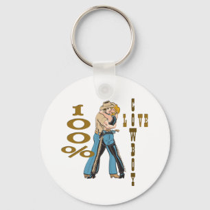 Cowboy-Liebe Schlüsselanhänger