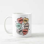 Cowboy Liebe - Western Herz Kaffeetasse (Links)