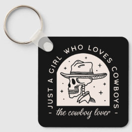 Cowboy-Liebhaber Western Dunkle Romantik Schlüsselanhänger