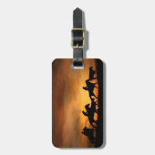 Cowboy Luggage Tags Gepäckanhänger (Vorderseite vertikal)