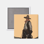 Cowboy Magazine Cover von NC Wyeth Magnet (Vorderseite/Rückseite)