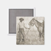 Cowboy Magnet (Vorderseite/Rückseite)