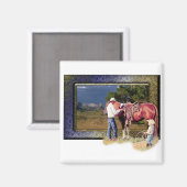 Cowboy Magnet (Vorderseite/Rückseite)