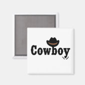 Cowboy Magnet (Vorderseite/Rückseite)
