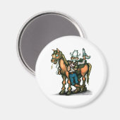 Cowboy Magnet (Vorderseite/Rückseite)