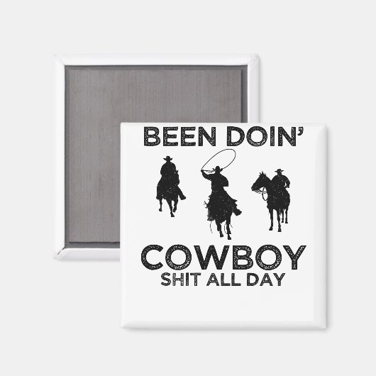 Cowboy Magnet (Vorderseite/Rückseite)