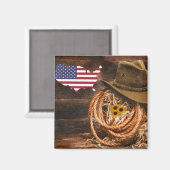 Cowboy Magnet (Vorderseite/Rückseite)