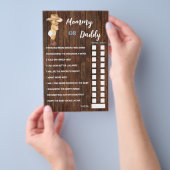 Cowboy-Mama oder Vater Said Baby Shooting Game Car Flyer (Handgriff)