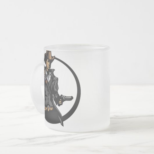 Cowboy Mattglastasse (Vorderseite Links)