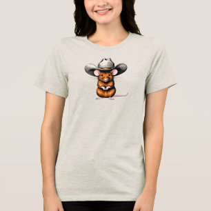 Cowboy-Maus, Landmaus Tri-Blend Shirt