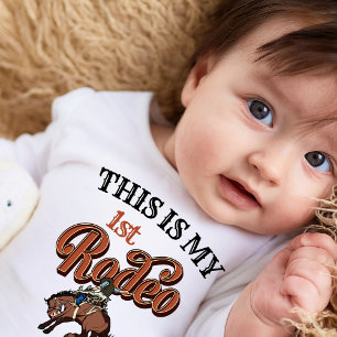 Cowboy Mein 1. Rodeo Baby zum ersten Geburtstag T-shirt