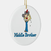 Cowboy Middle Brother Keramikornament (Rechts)