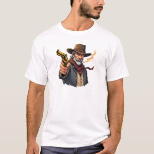 Cowboy mit einem T - Shirt