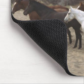 Cowboy mit Herd Mousepad (Ecke)