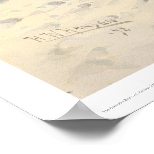 Cowboy mit Pferd in Arroyo.. (1324) Poster (Ecke)