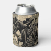 Cowboy mit Pferdesattel Western Art Dosenkühler (Kanne Vorderseite)