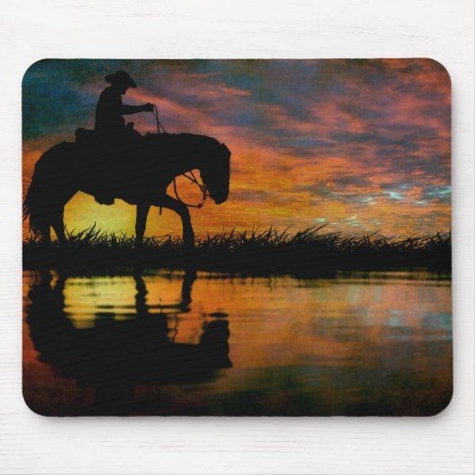 Cowboy Mouse Pad Mousepad (Vorne)