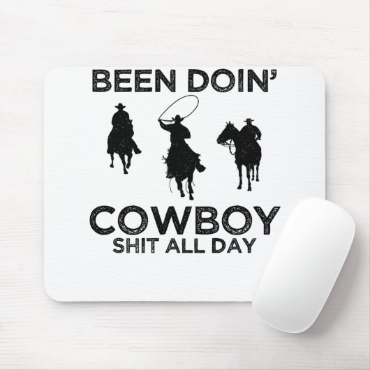 Cowboy Mousepad (Mit Mouse)