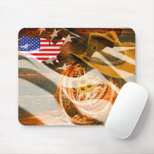 Cowboy Mousepad (Mit Mouse)