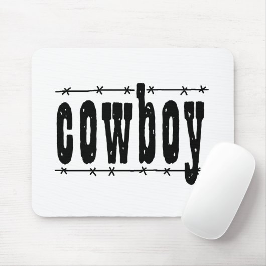Cowboy Mousepad (Mit Mouse)