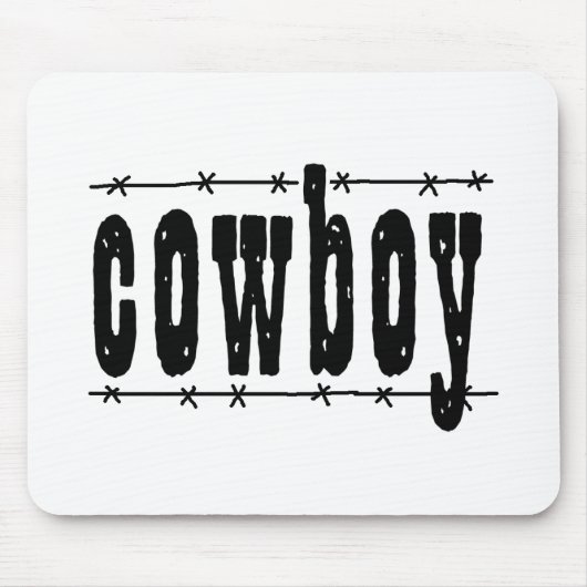 Cowboy Mousepad (Vorne)