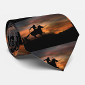Cowboy Necktie Krawatte (Gerollt)