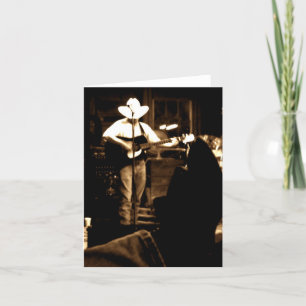 Cowboy-Note-Karte Karte