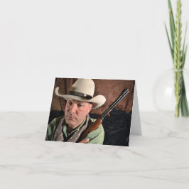 Cowboy Notecard Karte
