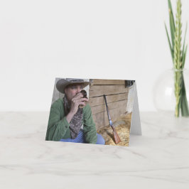 Cowboy Notecard Karte