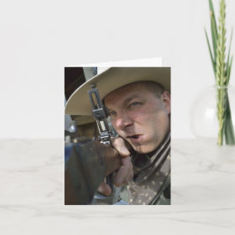 Cowboy Notecard Karte