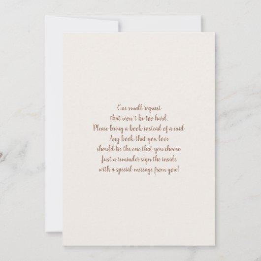 Cowboy oder Cowgirl Gender Reveal Einladung (Rückseite)