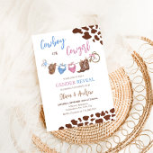 Cowboy oder Cowgirl Western Gender Reveal Einladung