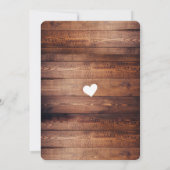 Cowboy oder Southern Belle Gender Reveal Baby Dusc Einladung (Rückseite)