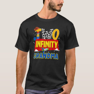 Cowboy Oma zwei Unendlichkeit und über den Geburts T-Shirt