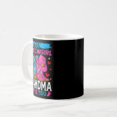 Cowboy Or Cowgirl Grandma Loves You Gender Reveal Kaffeetasse (Vorderseite Links)