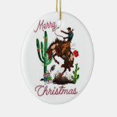 Cowboy-Ornament Keramik Ornament (Rechts)