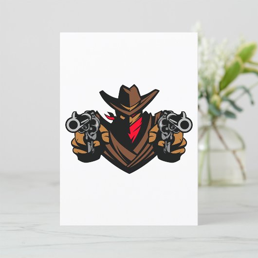 Cowboy Outlaw Einladung