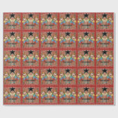 Cowboy-Packpapier Geschenkpapier (Flach)