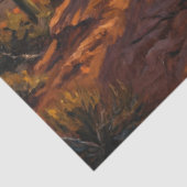 Cowboy Painted Desert Western Decoupage Seidenpapier (Ausschnitt)
