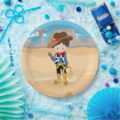 Cowboy Pappteller (Party)