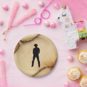 Cowboy Pappteller (Party)
