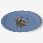 Cowboy Pappteller (Schrägansicht)