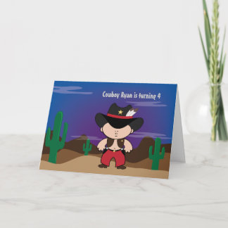 Cowboy-Party Einladung