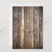 Cowboy-Party Einladung| GEWOLLT EINLADUNG (Rückseite)