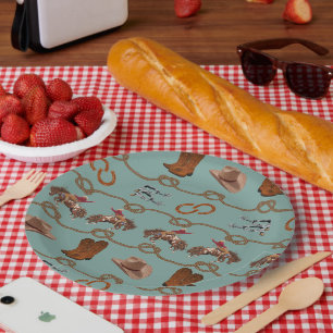 Cowboy-Party Essentials Pappteller