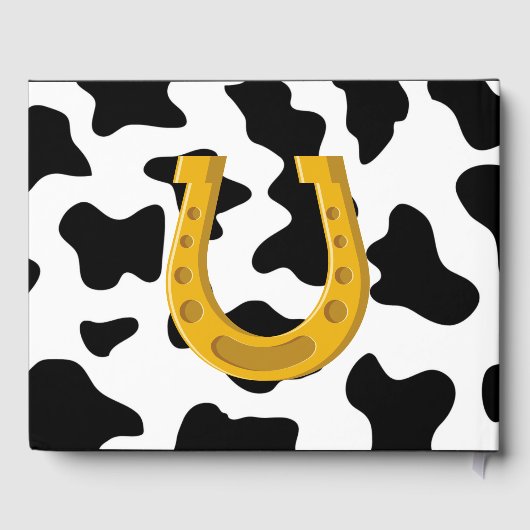 Cowboy Party Gästebuch (Rückseite)