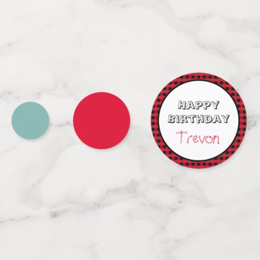 Cowboy-Party Konfetti (Rückseiten)