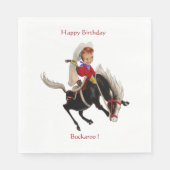 Cowboy-Party Serviette (Vorderseite)