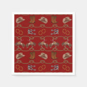 Cowboy-Party Serviette (Vorderseite)