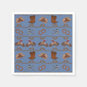 Cowboy-Party  Serviette (Vorderseite)